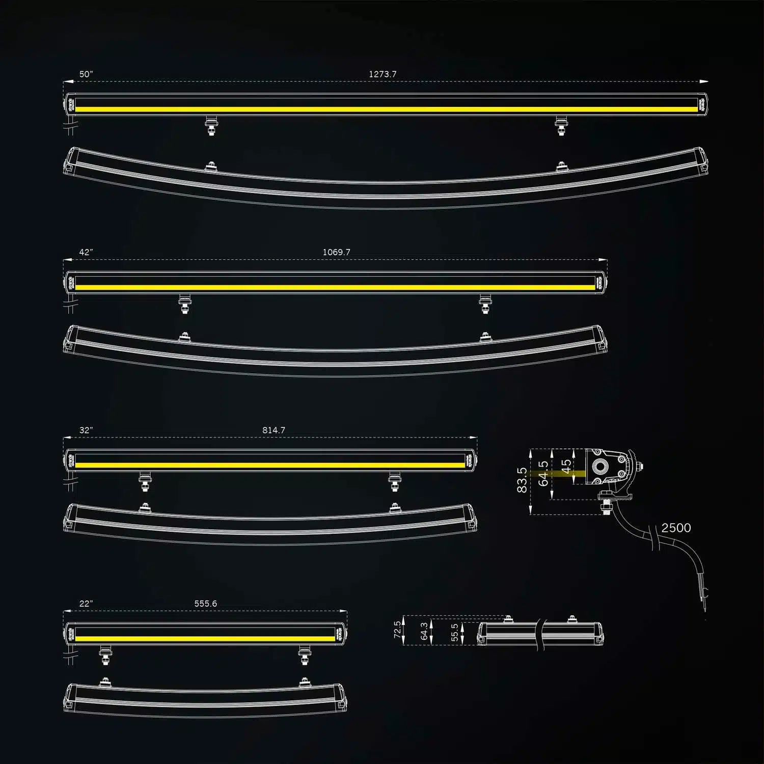 Siberia XP LED Bar SRC - 50 inch - Image 10