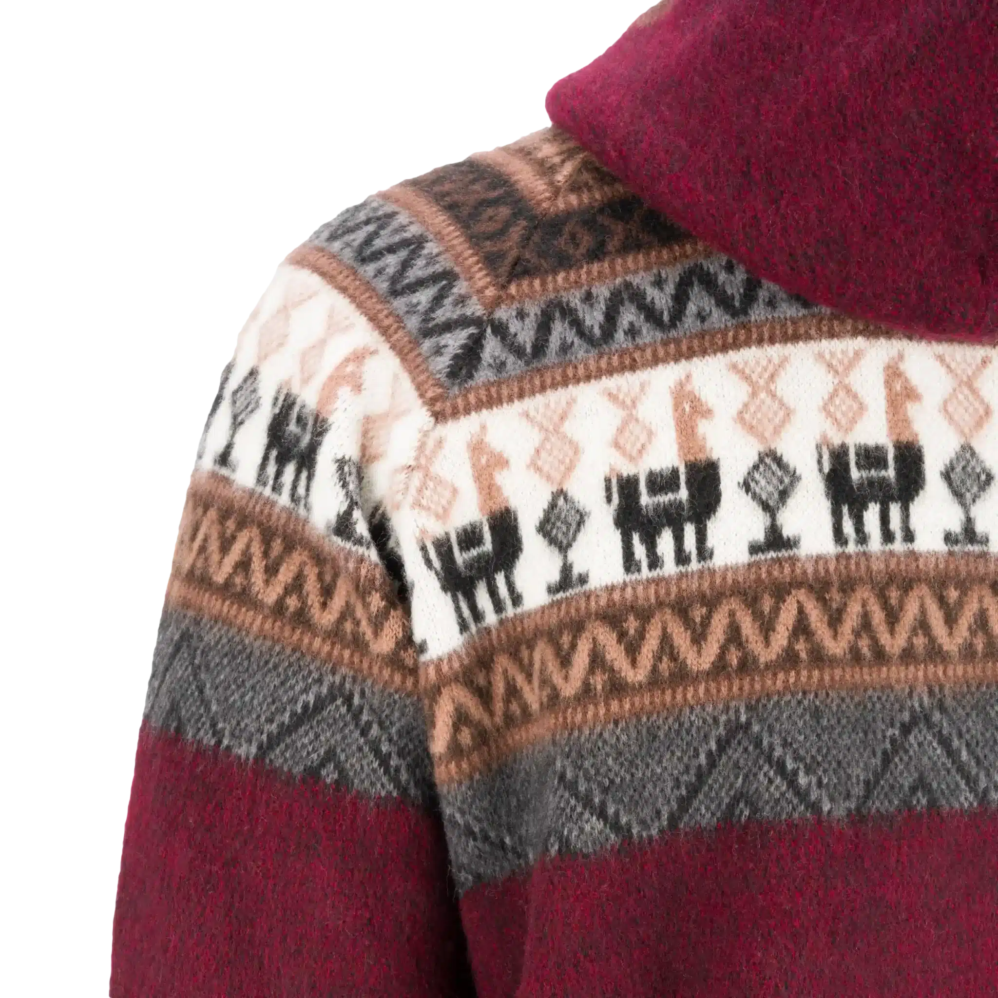 Pull Alpaca - Bordeaux – Image 5