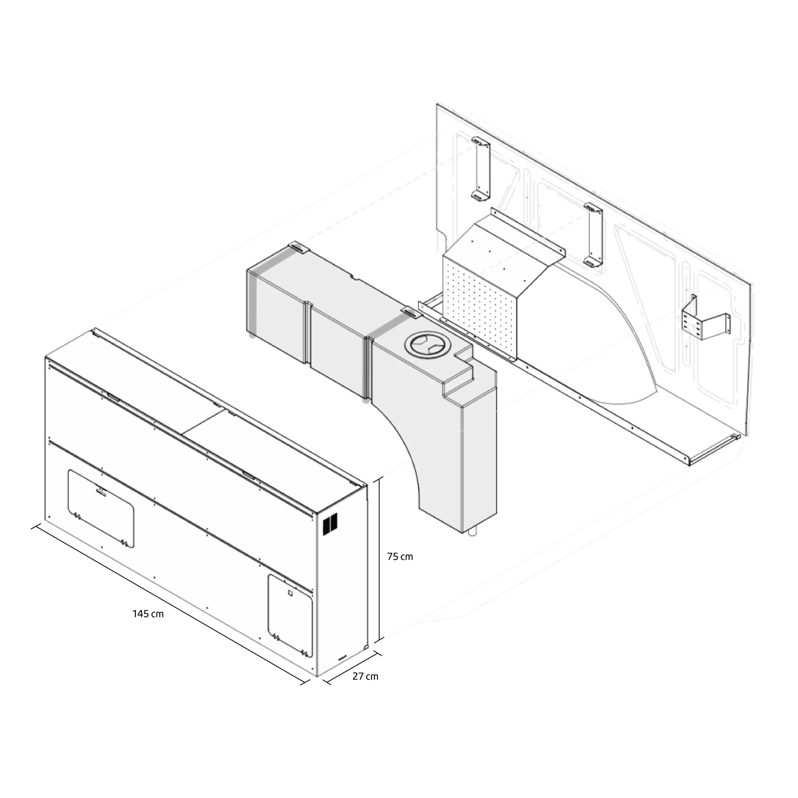 Solo Wheel Well Cabinet Passenger Side - Image 5