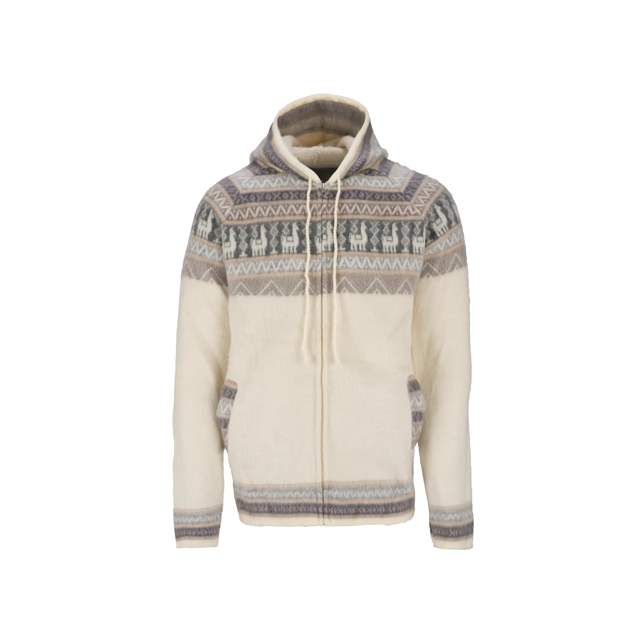 Pull Alpaca - Crème / taupe – Image 2