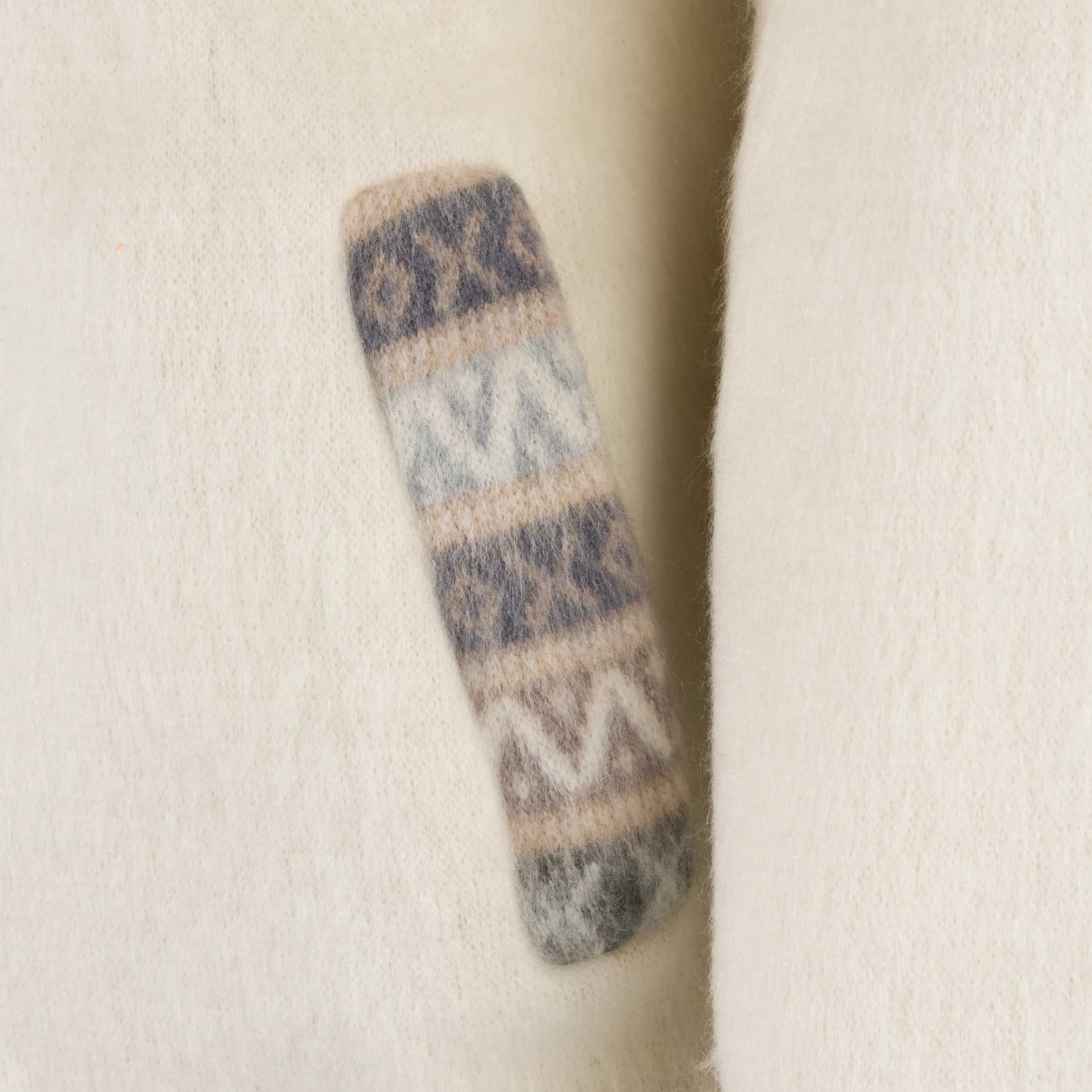 Pull Alpaca - Crème / taupe – Image 6