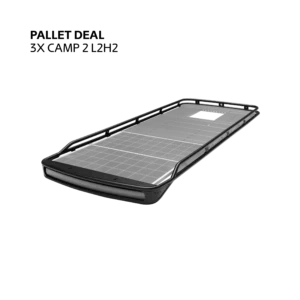 Pallet Deal 3x Camp 2 Barres de toit L2H2
