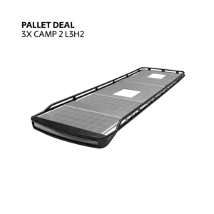 Pallet Deal 3x Camp 2 Barres de toit L3H2